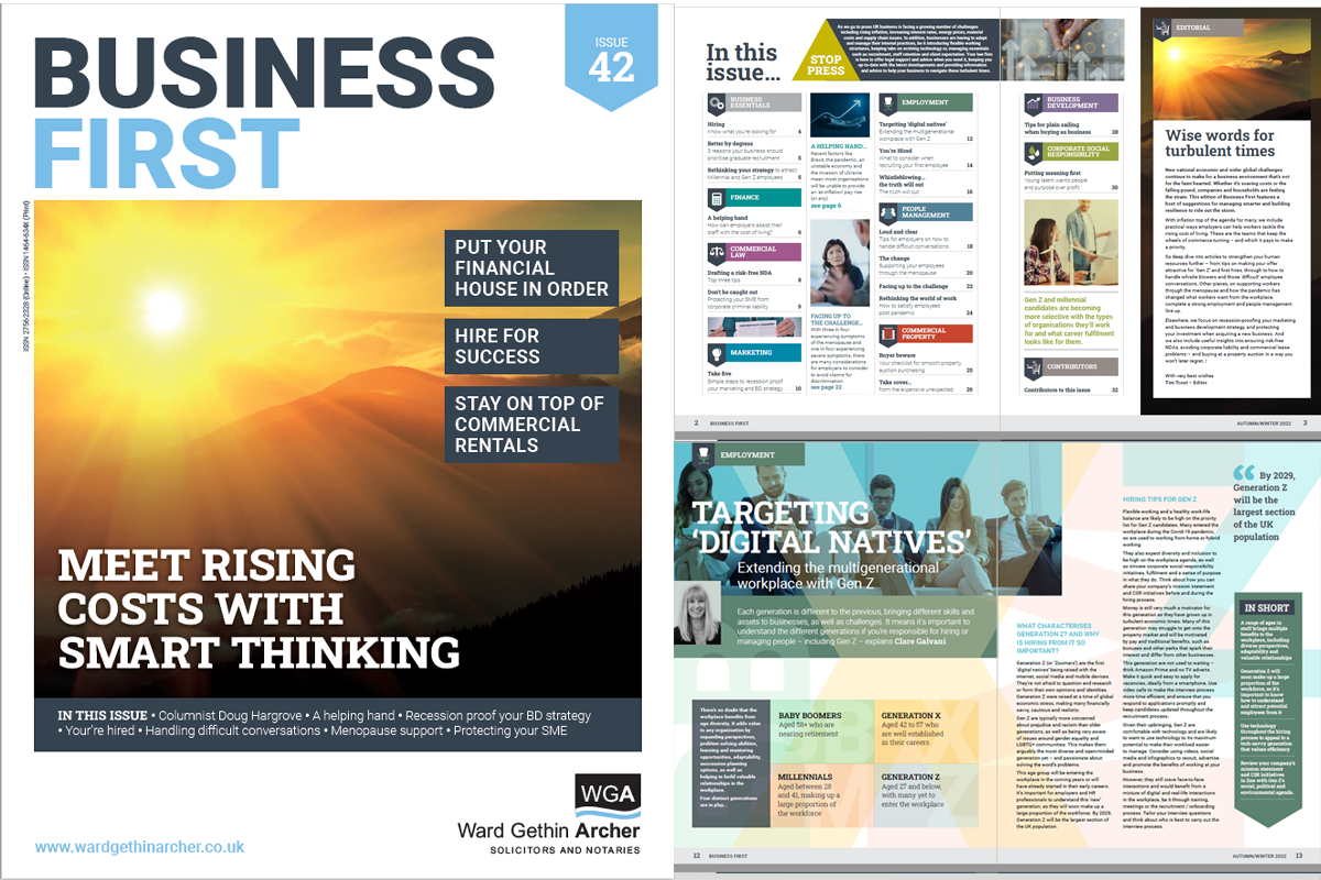 Business First - October 2022 Image