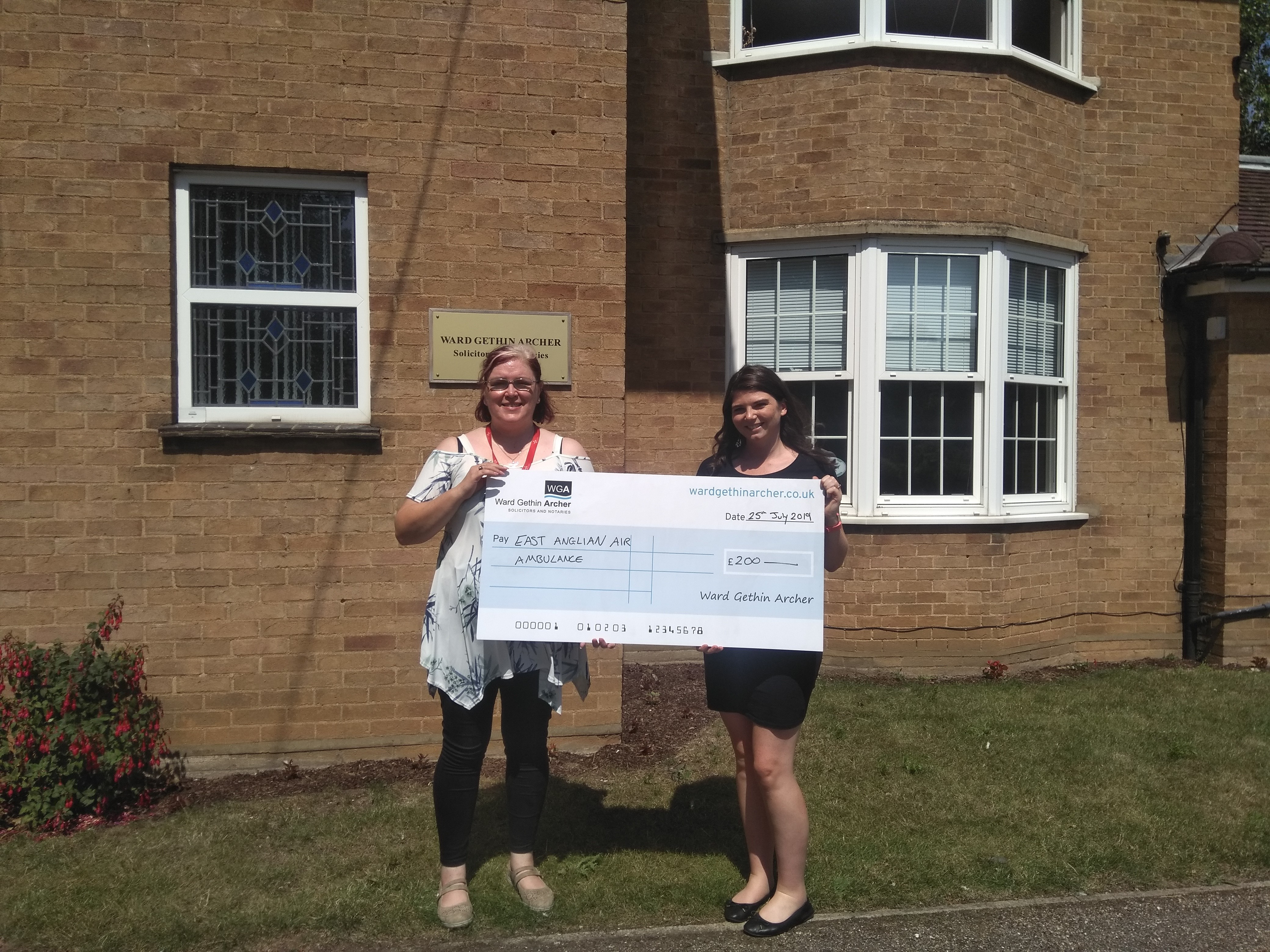 Chatteris office raise funds for East Anglian Air Ambulance Image