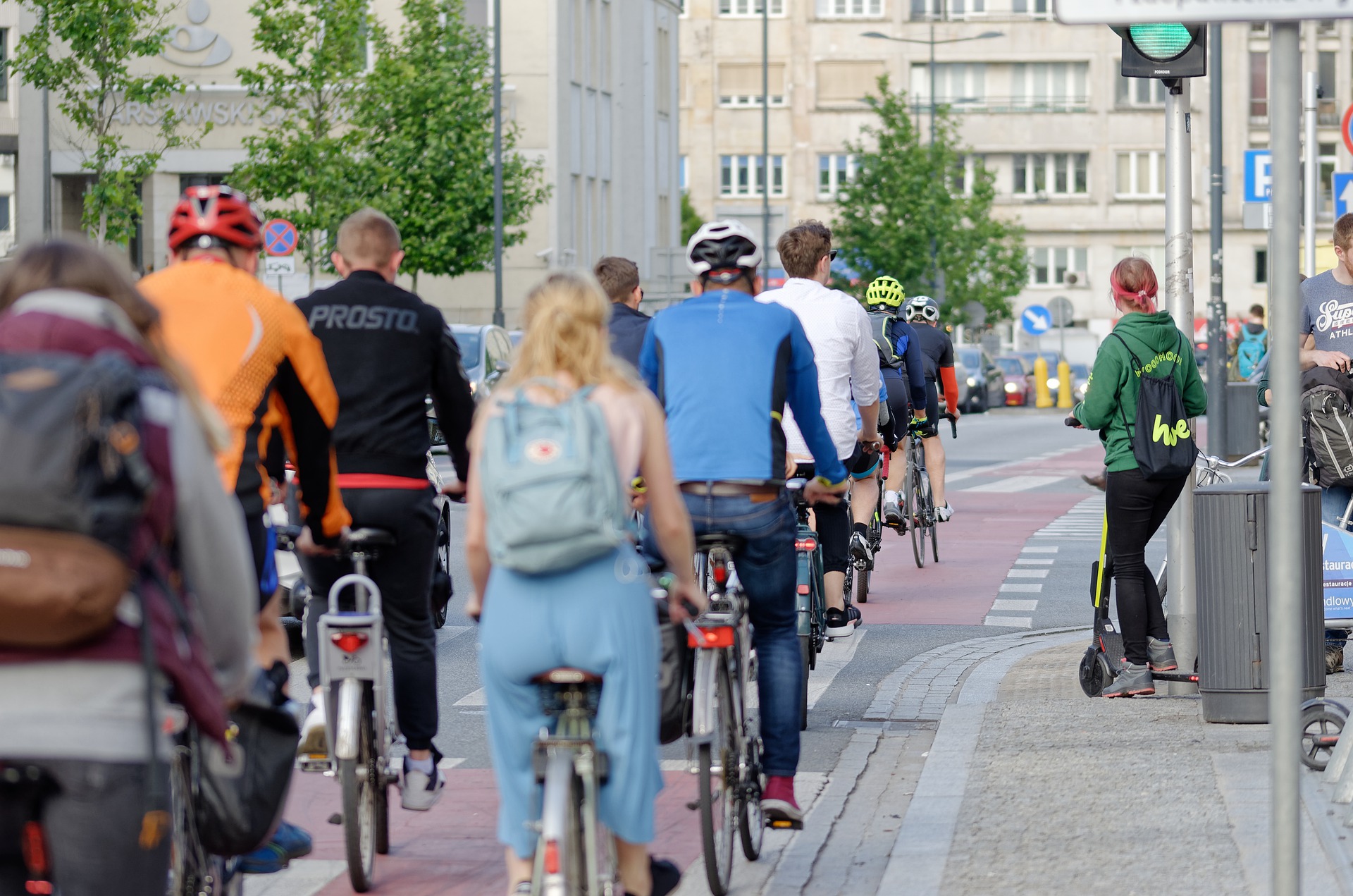 When the cyclist needs protecting from the pedestrian Image