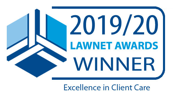 Winner - Excellence in Client Care, LawNet Awards 2019 Image